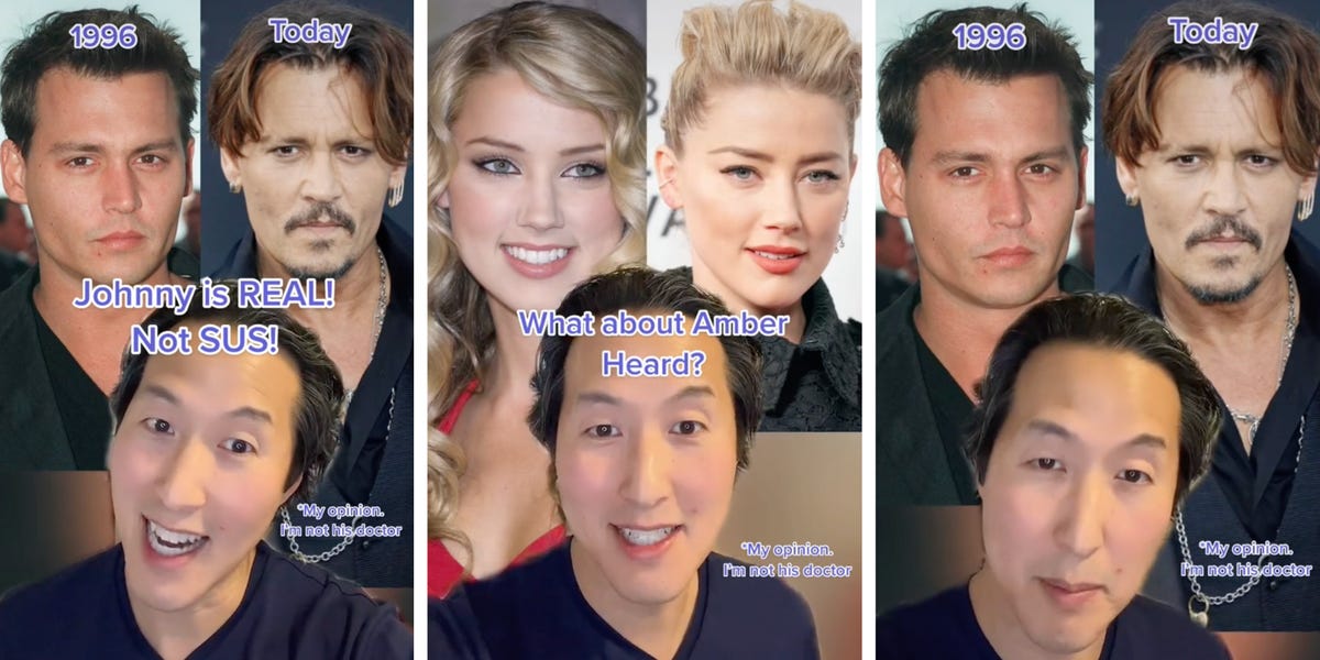 Johnny Depp and Amber Heard Plastic Surgery TikToks Go Viral 627b8db68f41d500187abb7a.jpeg